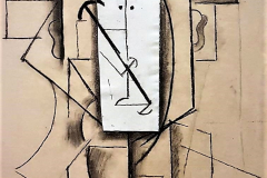 Pablo Picasso - Tete d'Arlequin (1913)