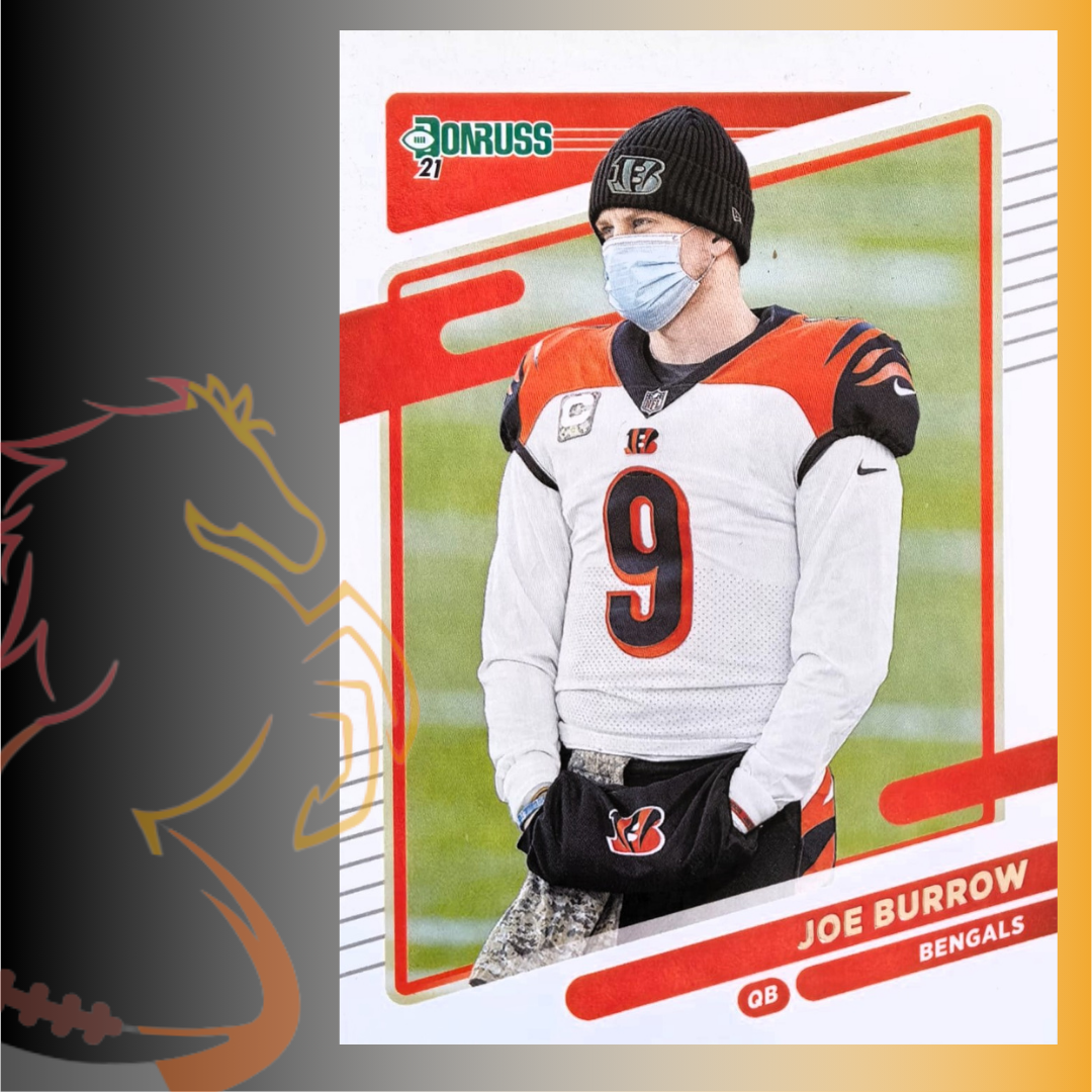 2021 Panini Donruss Joe Burrow Facemask