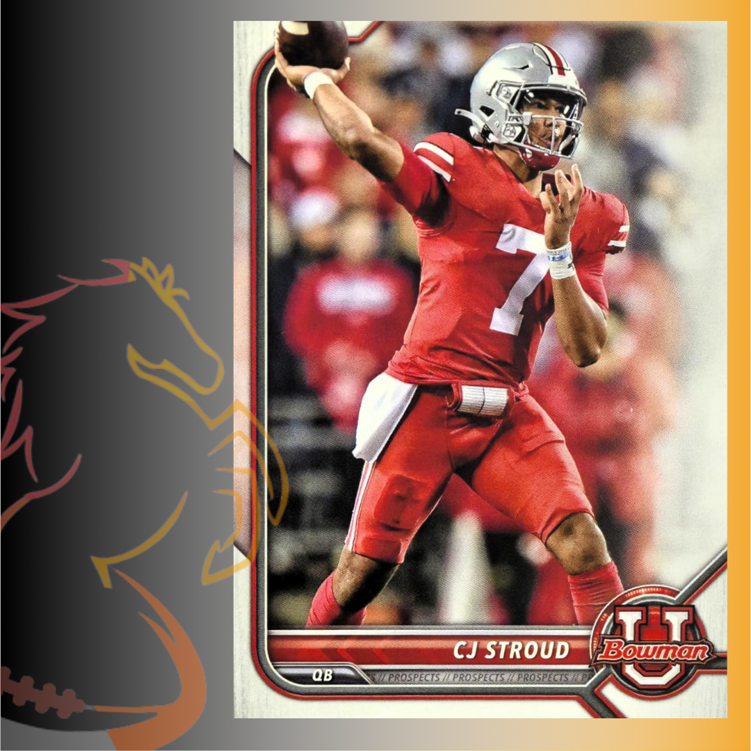 2022 Topps Bowman Base CJ Stroud Rookie Card