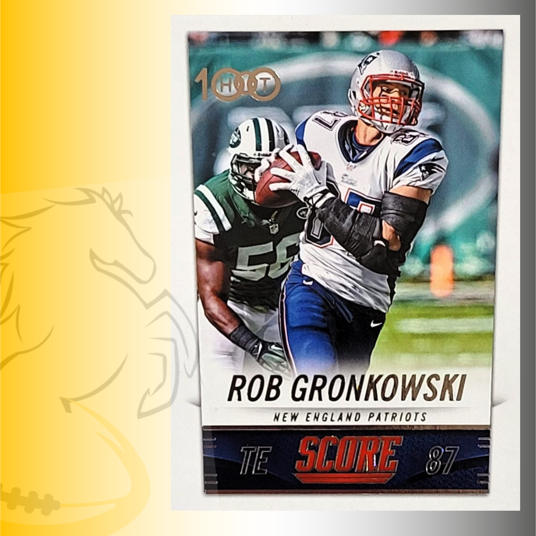 2014 Panini Score Rob Gronkowski Hot 100