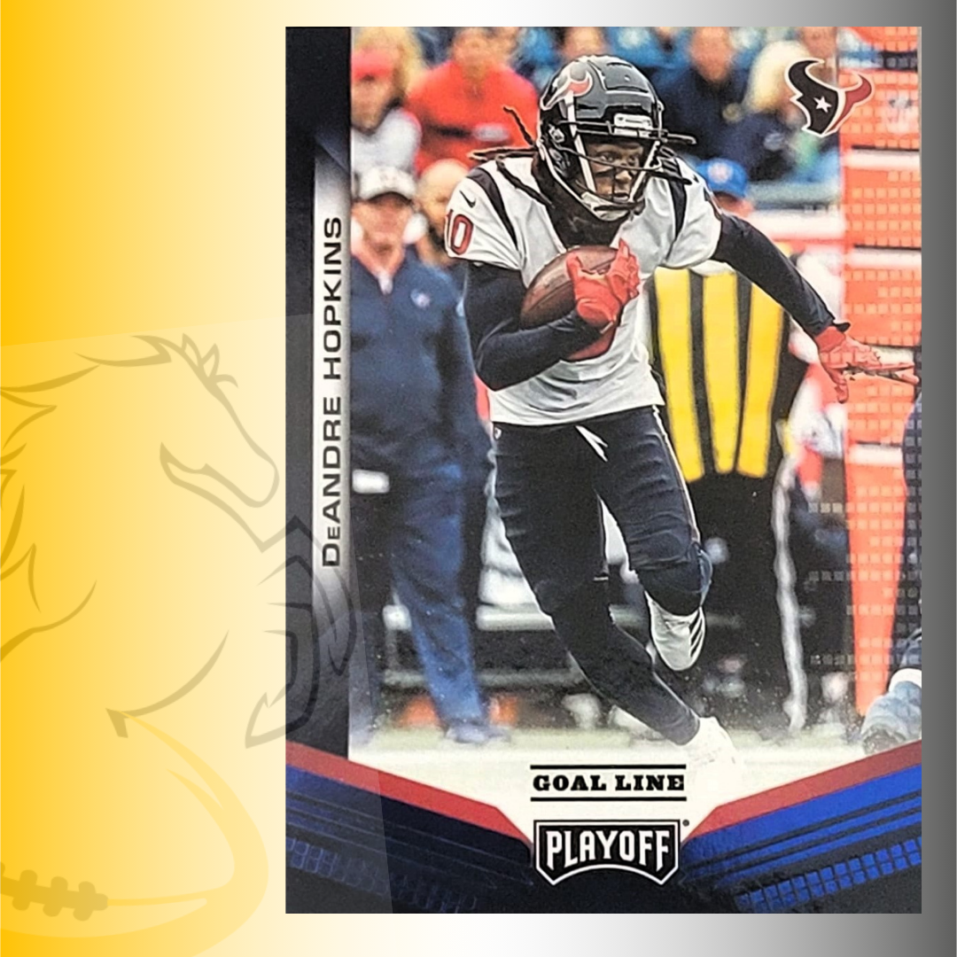 2019 Panini Playoff DeAndre Hopkins Goal Line