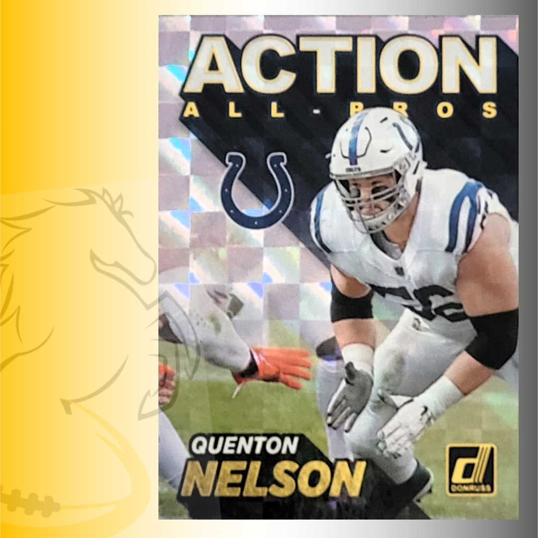 2021 Panini Donruss Quenton Nelson Action All-Pros