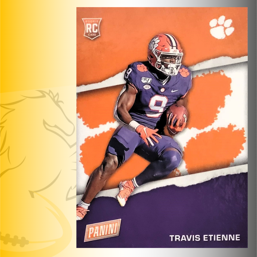 2021 Panini Father’s Day Travis Etienne Jr. Rookie Card