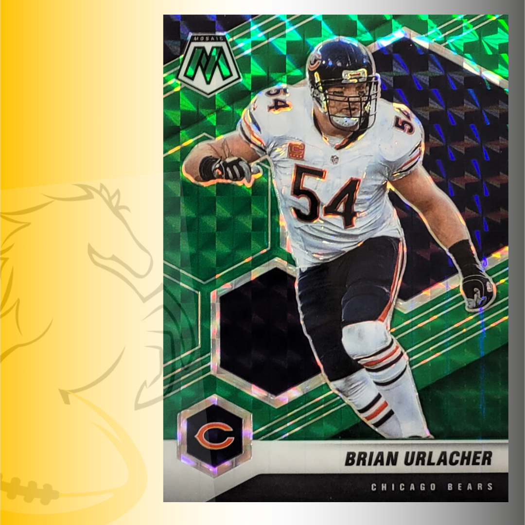 2021 Panini Mosaic Brian Urlacher Green Prizm