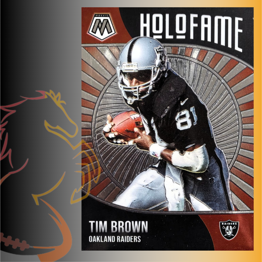 2021 Panini Mosaic Tim Brown Holofame