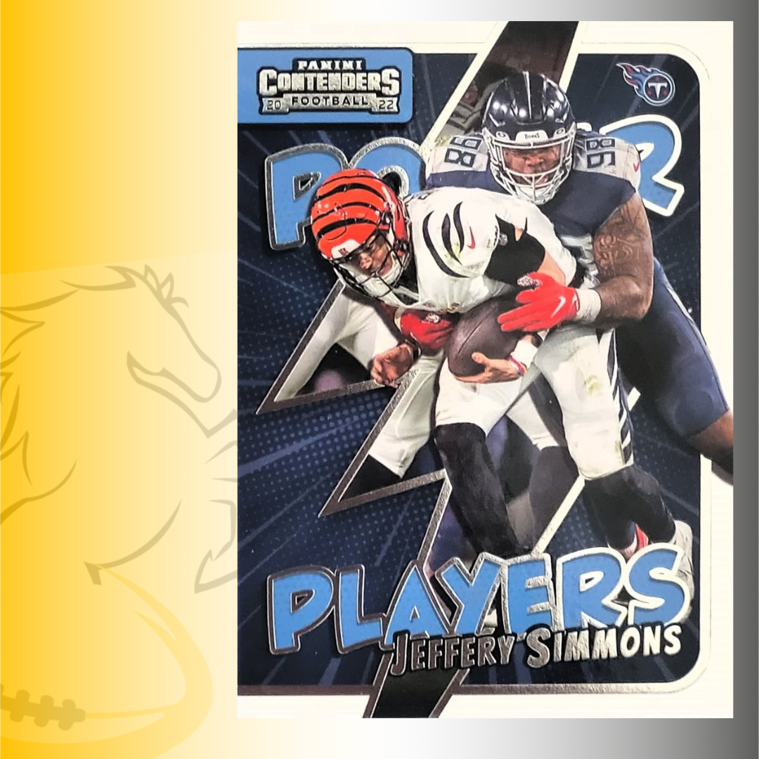 2022 Panini Contenders Jeffery Simmons Power Players