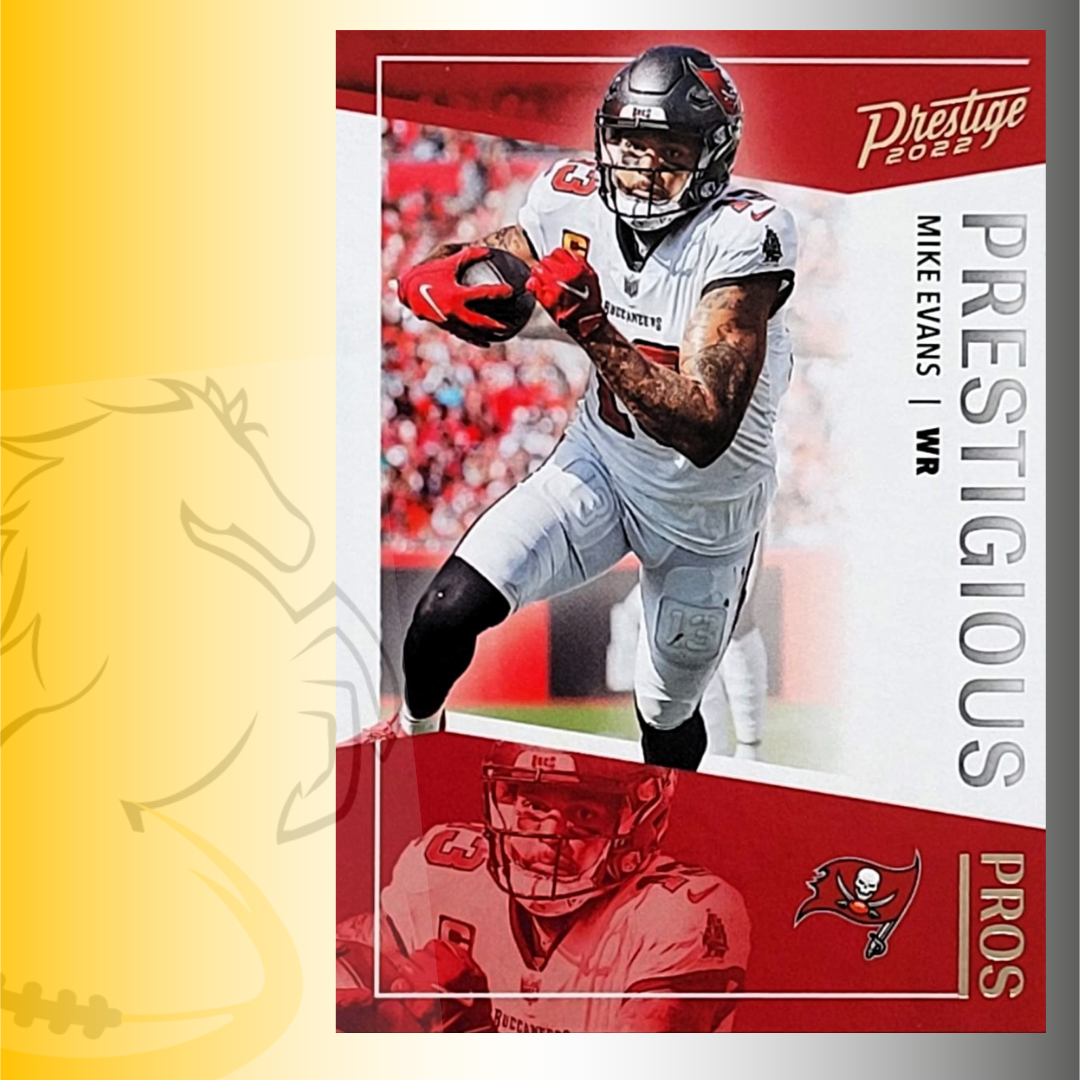 2022 Panini Prestige Mike Evans Prestigious Pros