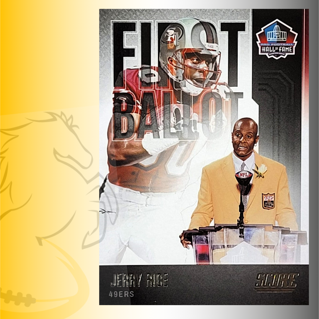 2022 Panini Score Jerry Rice First Ballot