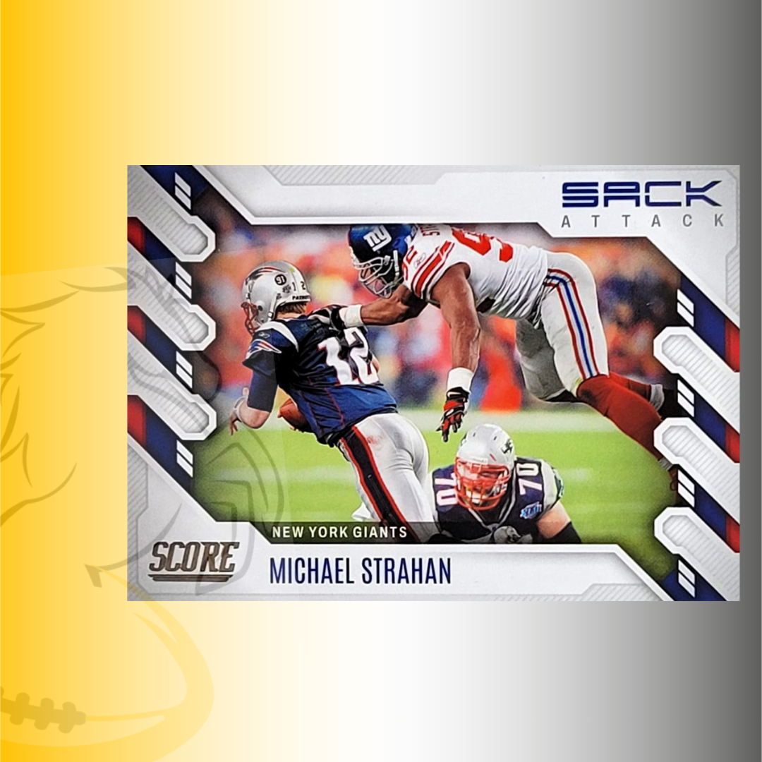 2022 Panini Score Michael Strahan Sack Attack