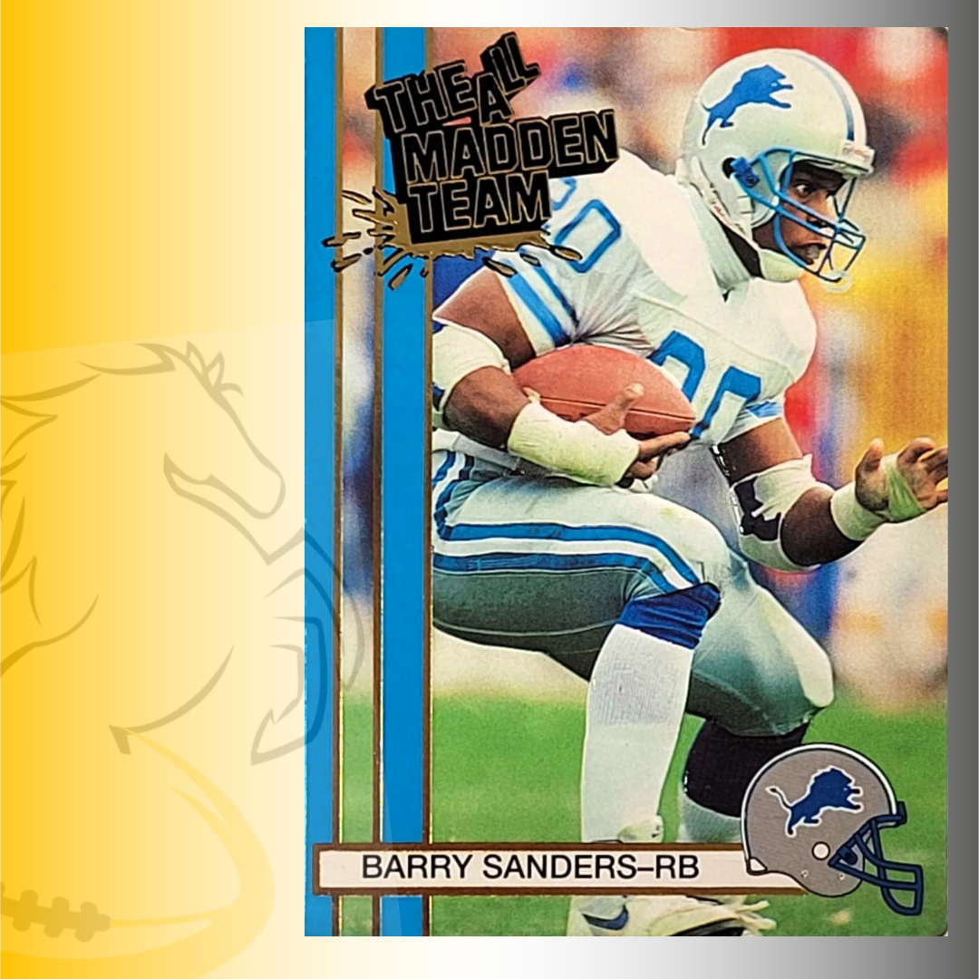 1990 Hi-PRO Action Packed Barry Sanders The All Madden Team