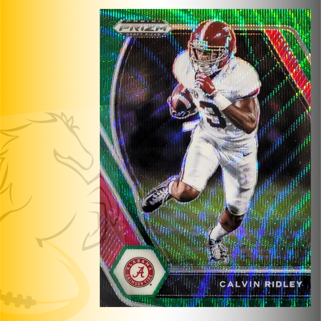 2021 Panini Prizm Draft Picks Calvin Ridley Green Wave Prizm