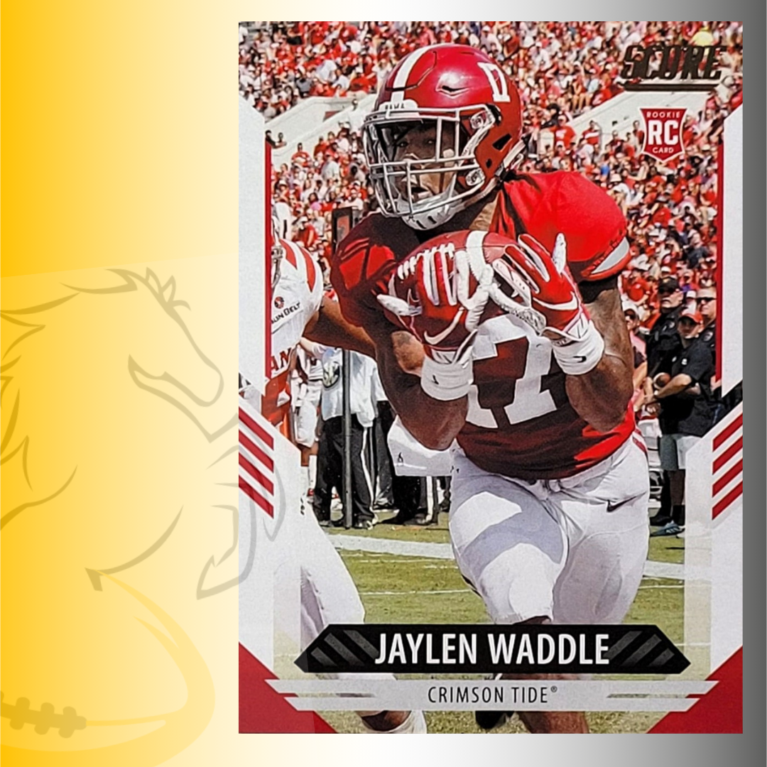 2021 Panini Score Jaylen Waddle Rookie Card