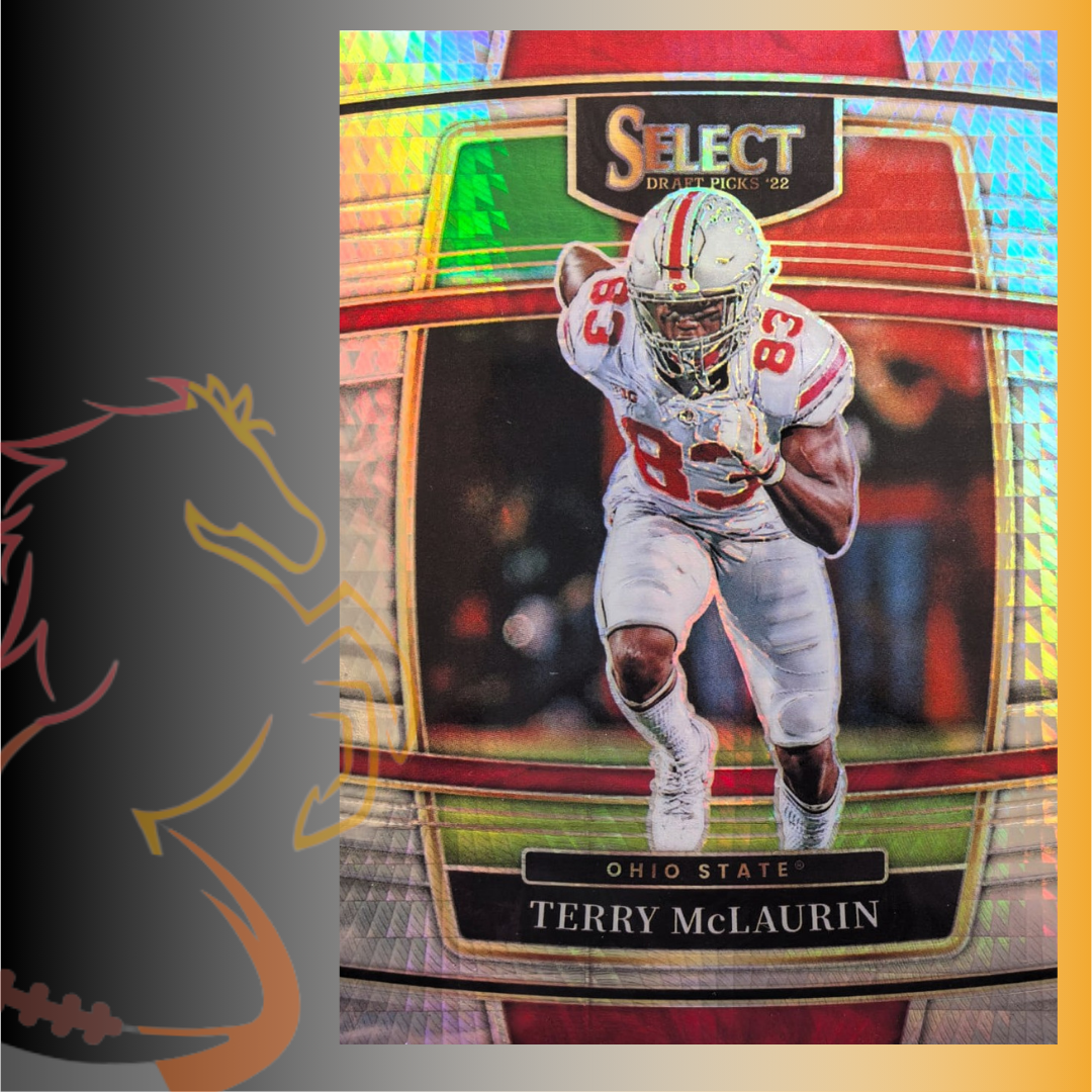 2022 Panini Select Draft Picks Terry McLaurin Concourse Dragon Scale Silver Prizm