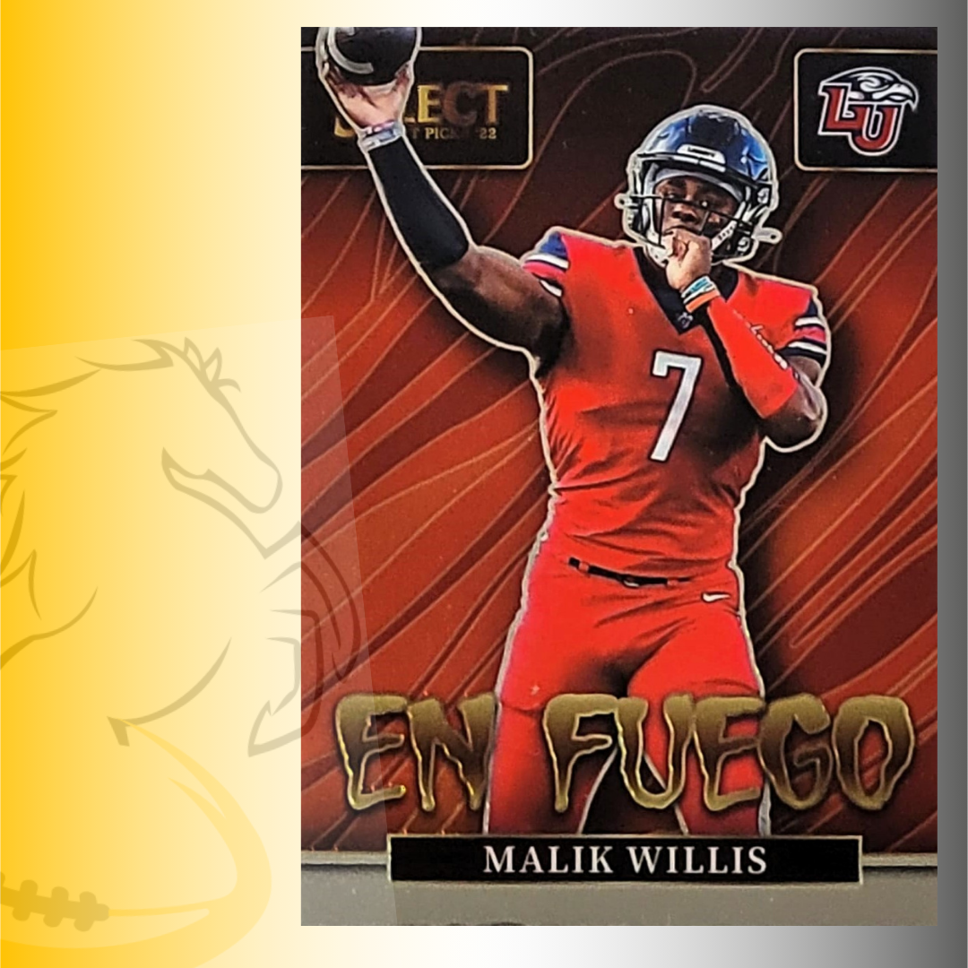 2022 Panini Select Draft Picks Malik Willis En Fuego