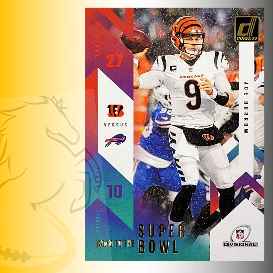 2023 Panini Donruss Joe Burrow Road to the Super Bowl – Divisional