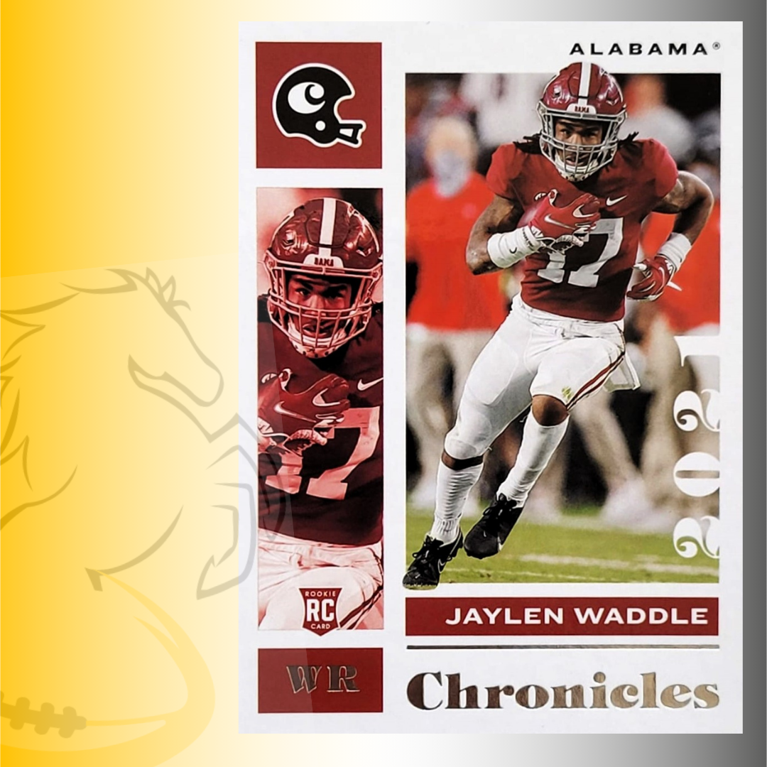 2021 Panini Chronicles Draft Picks Jaylen Waddle Rookie Card