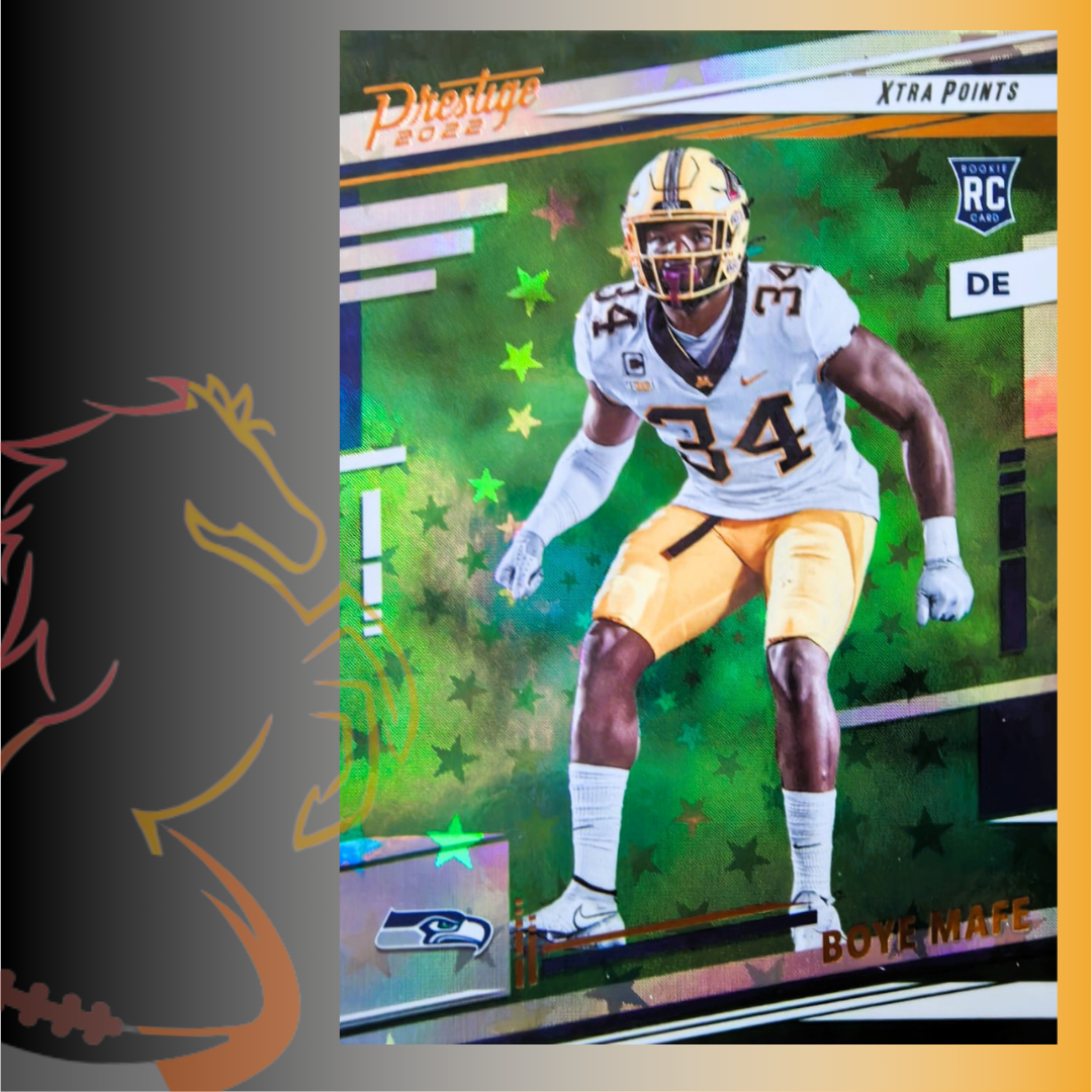 2022 Panini Prestige Boye Mafe Xtra Points Astral Rookie Card