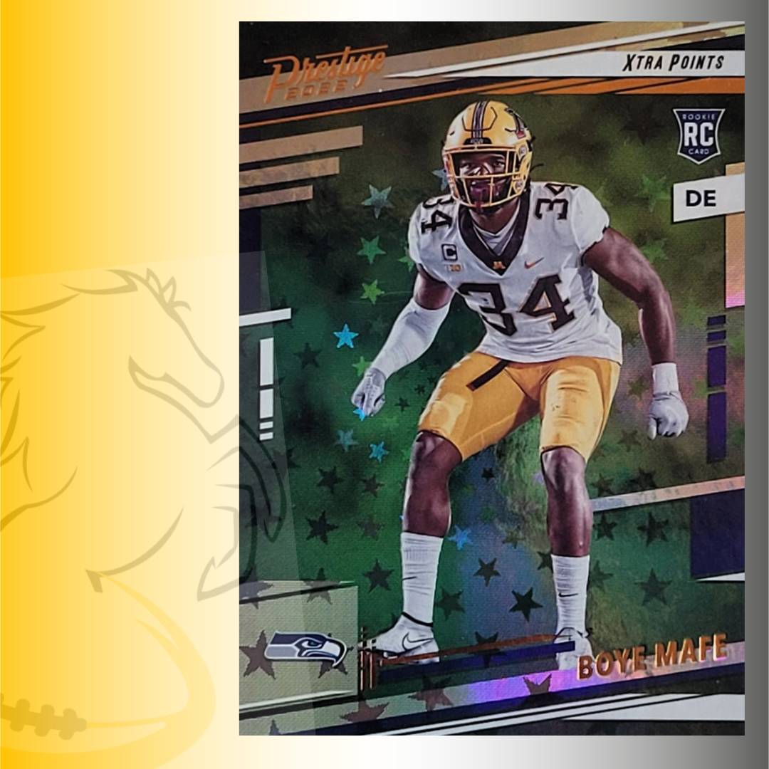 2022 Panini Prestige Boye Mafe Xtra Points Astral Rookie Card