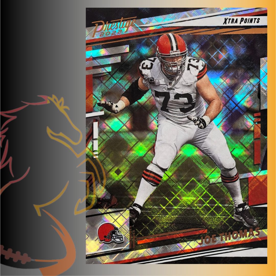 2022 Panini Prestige Joe Thomas Xtra Points Diamonds Parallel