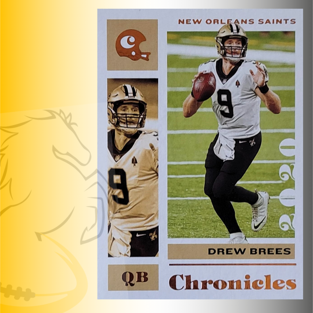 2020 Panini Chronicles Drew Brees Bronze Parallel