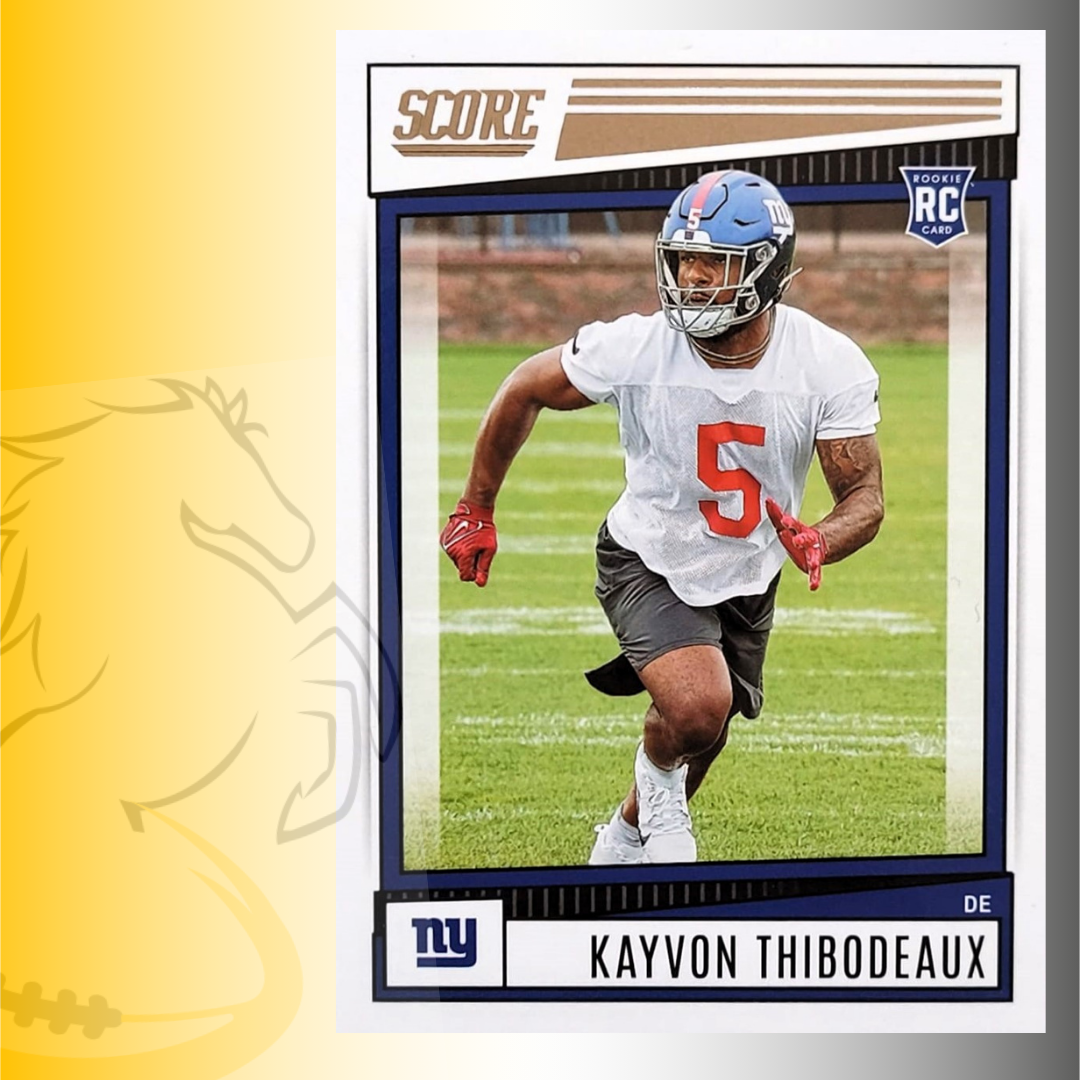 2022 Panini Score Kayvon Thibodeaux Rookie Card