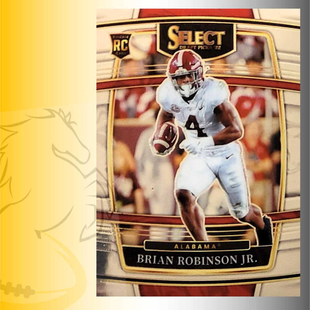 2022 Panini Select Draft Picks Brian Robinson Jr. Concourse Rookie Card