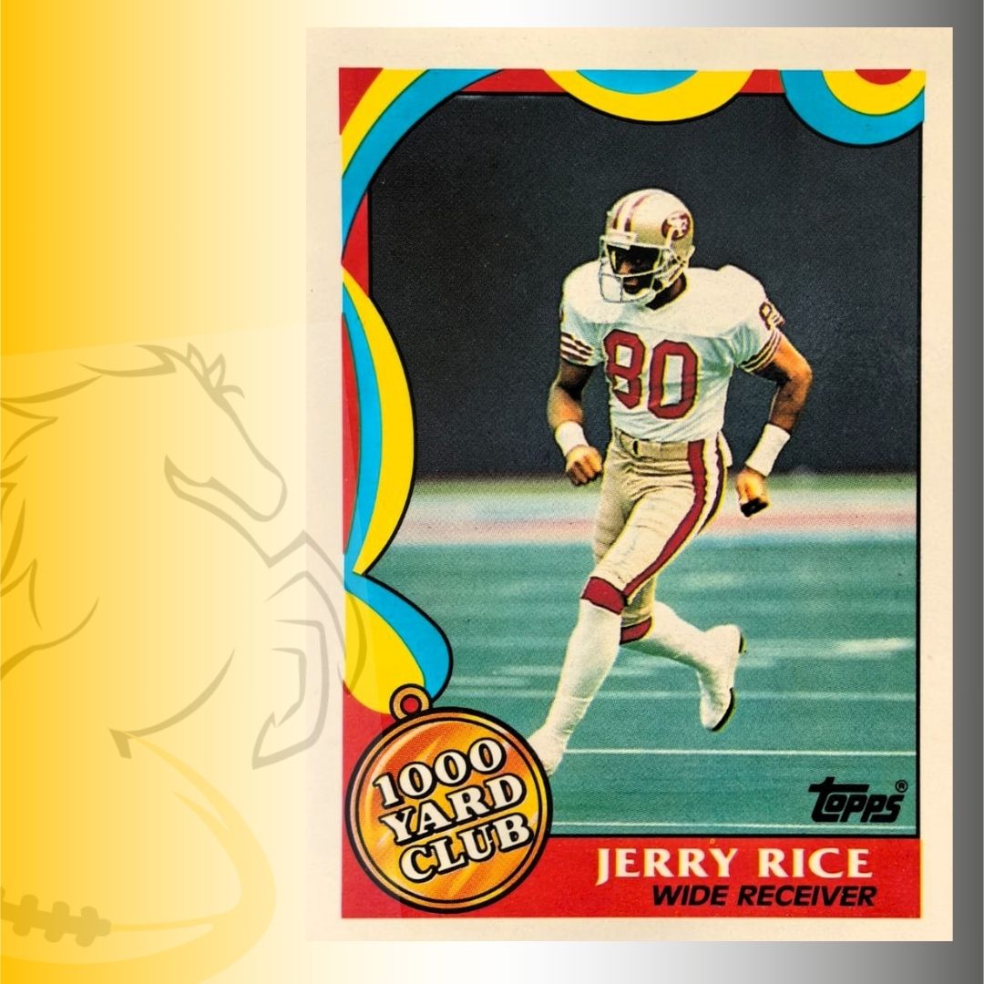 1989 Topps Jerry Rice 1000 Yard Club