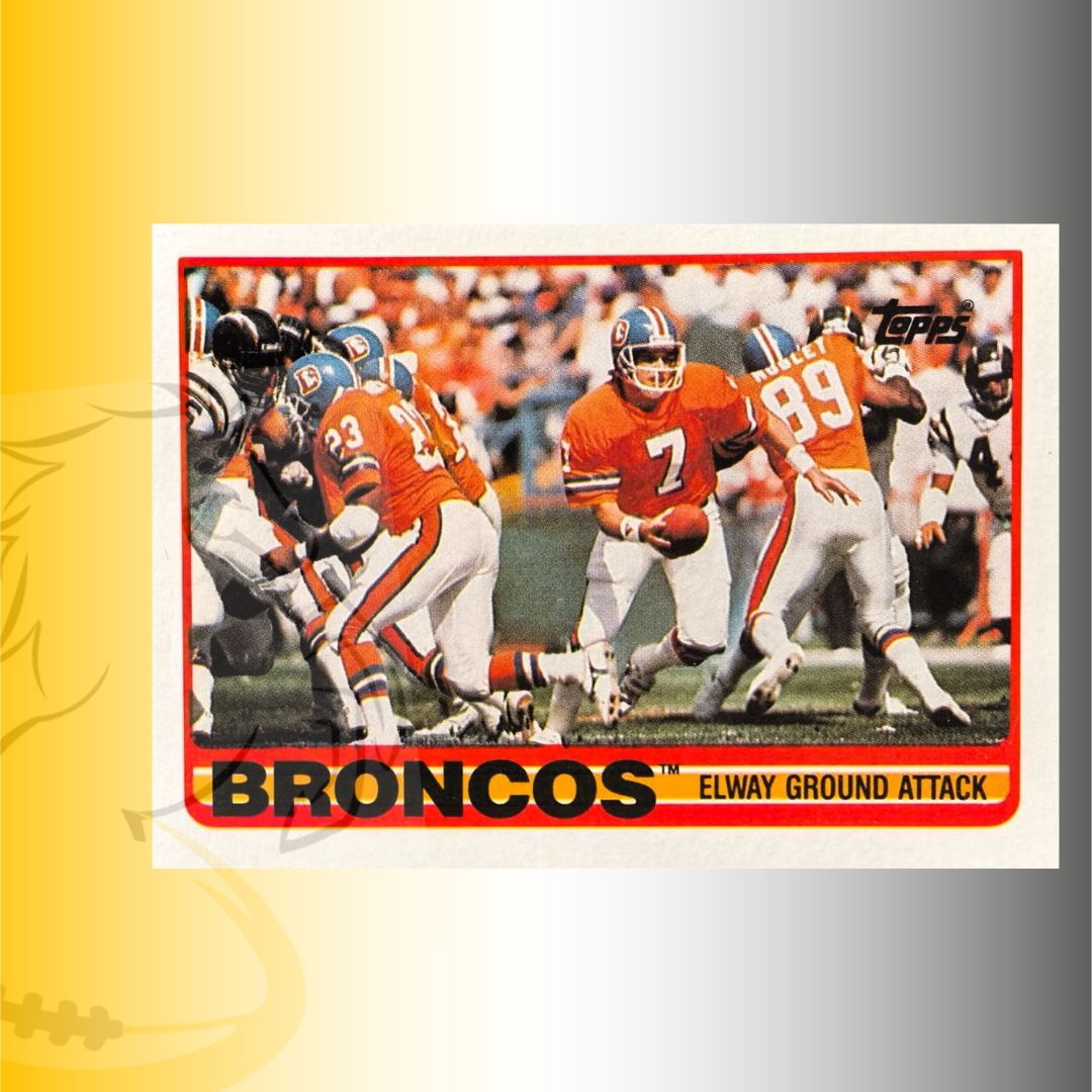 1989 Topps John Elway Ground Attack
