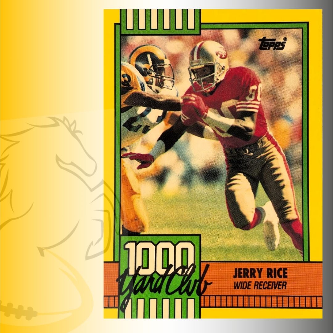 1990 Topps Jerry Rice 1000 Yard Club