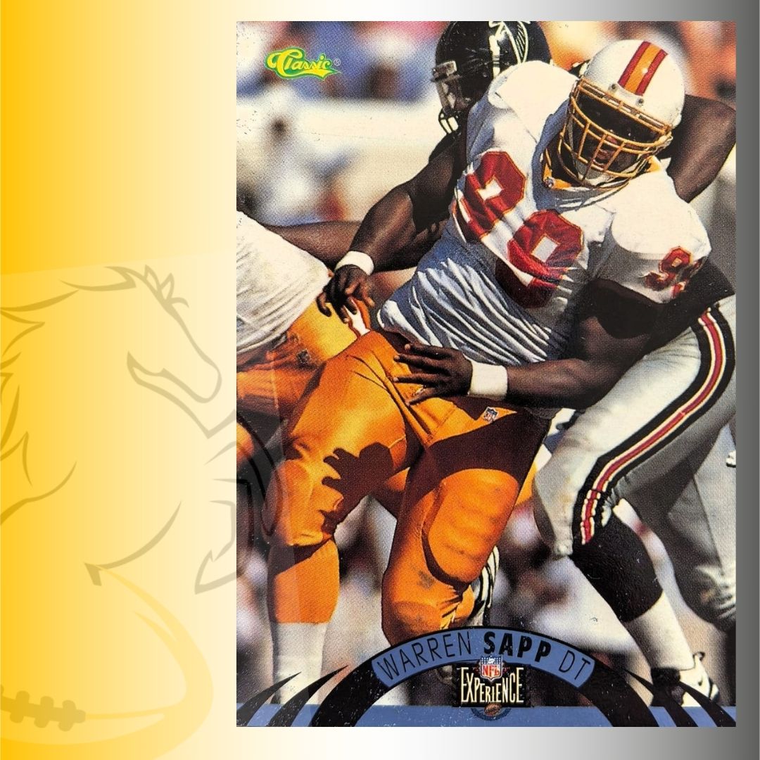 1995 Classic NFL Experience Warren Sapp Rookie Card