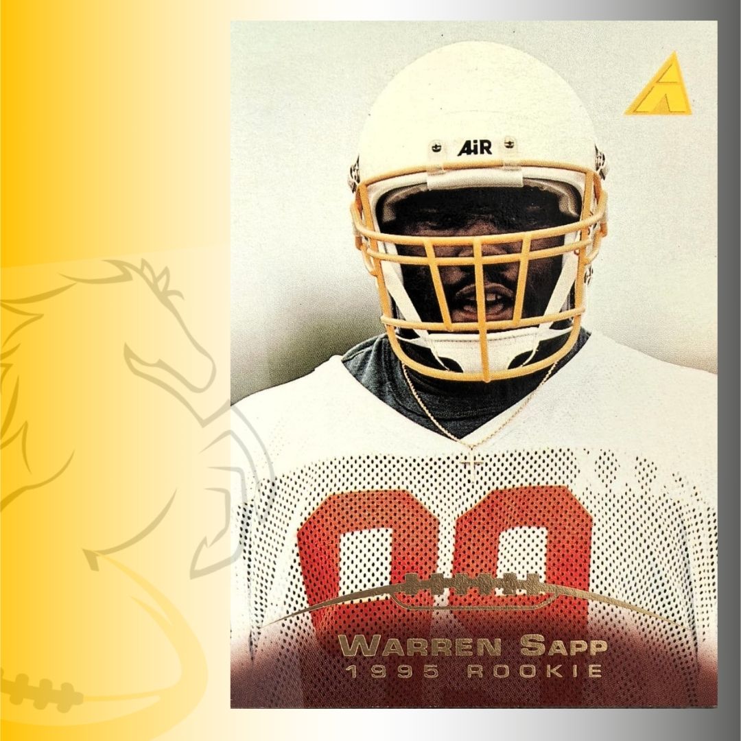 1995 Pinnacle Warren Sapp Rookie Card