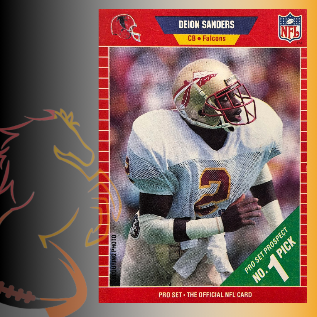 1989 Pro Set Deion Sanders Rookie Card