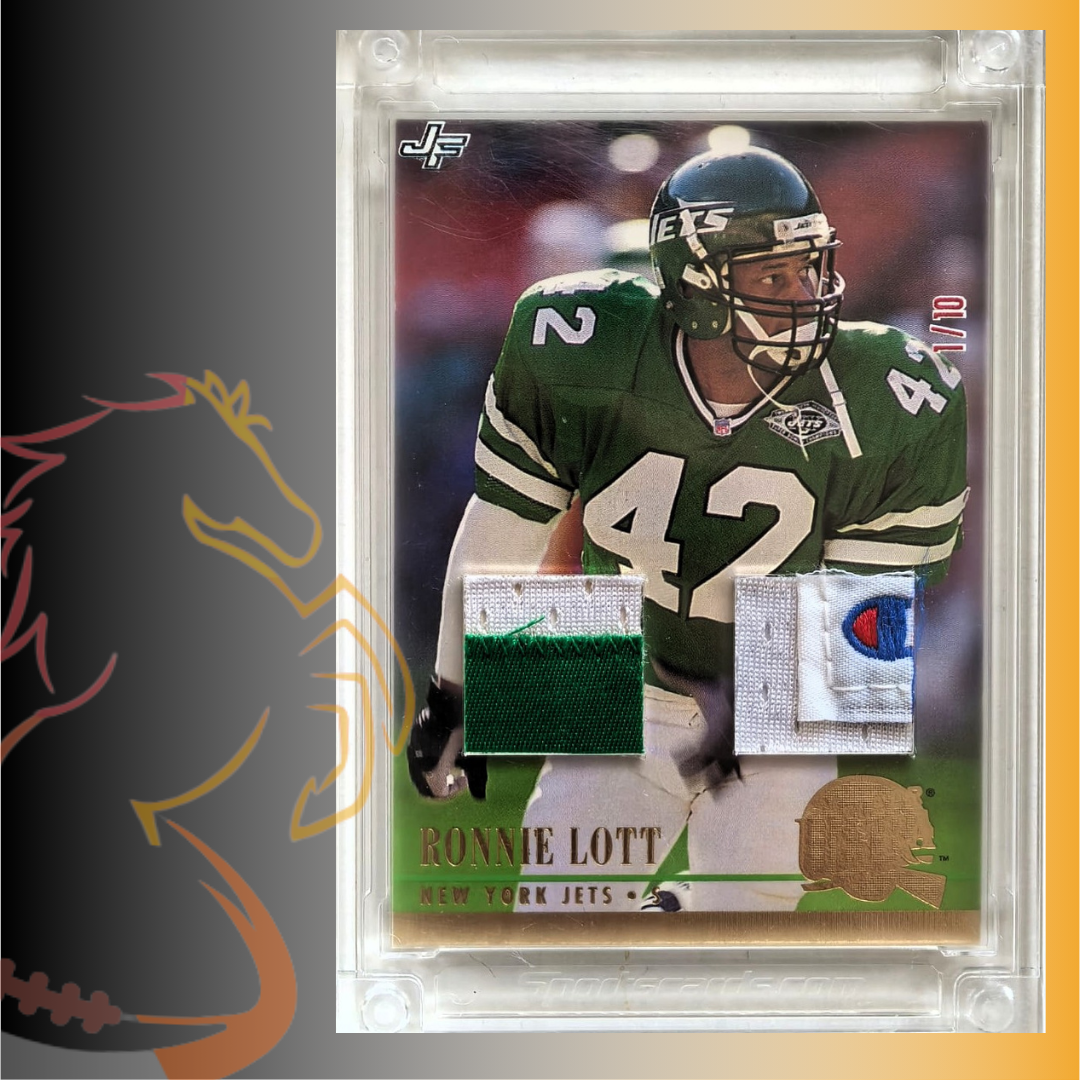 1994 Fleer Ultra Ronnie Lott Jersey Fusion 2022 Edition Double Patch / 10