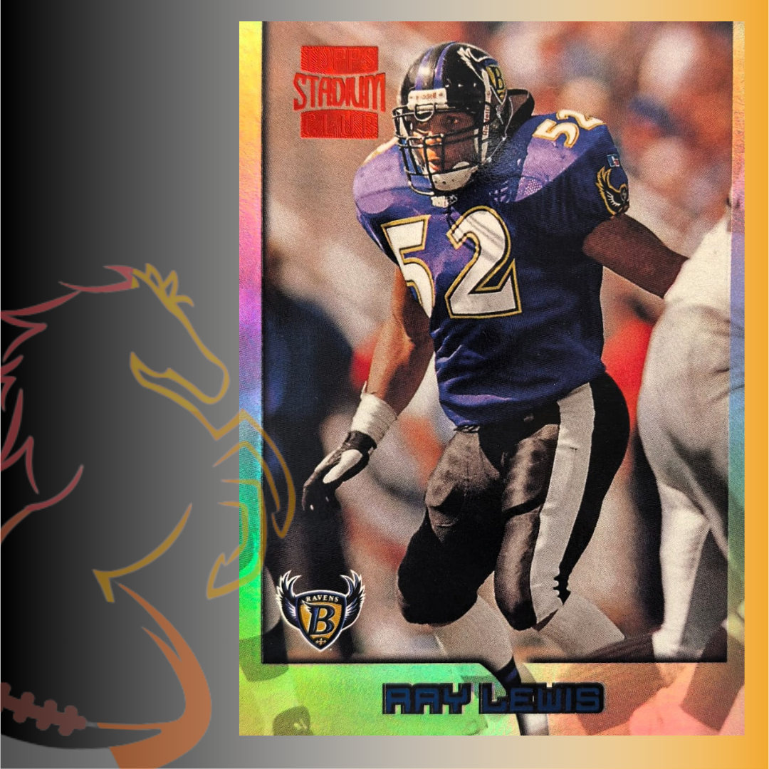 1996 Topps Stadium Club Ray Lewis Rookie Card