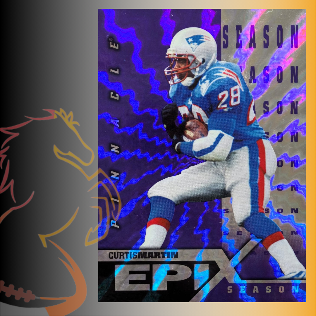 1997 Pinnacle Curtis Martin Epix Season Purple