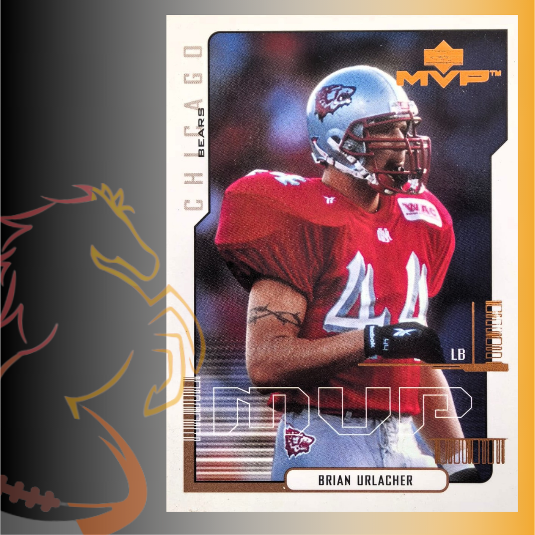 2000 Upper Deck MVP Brian Urlacher Rookie Card