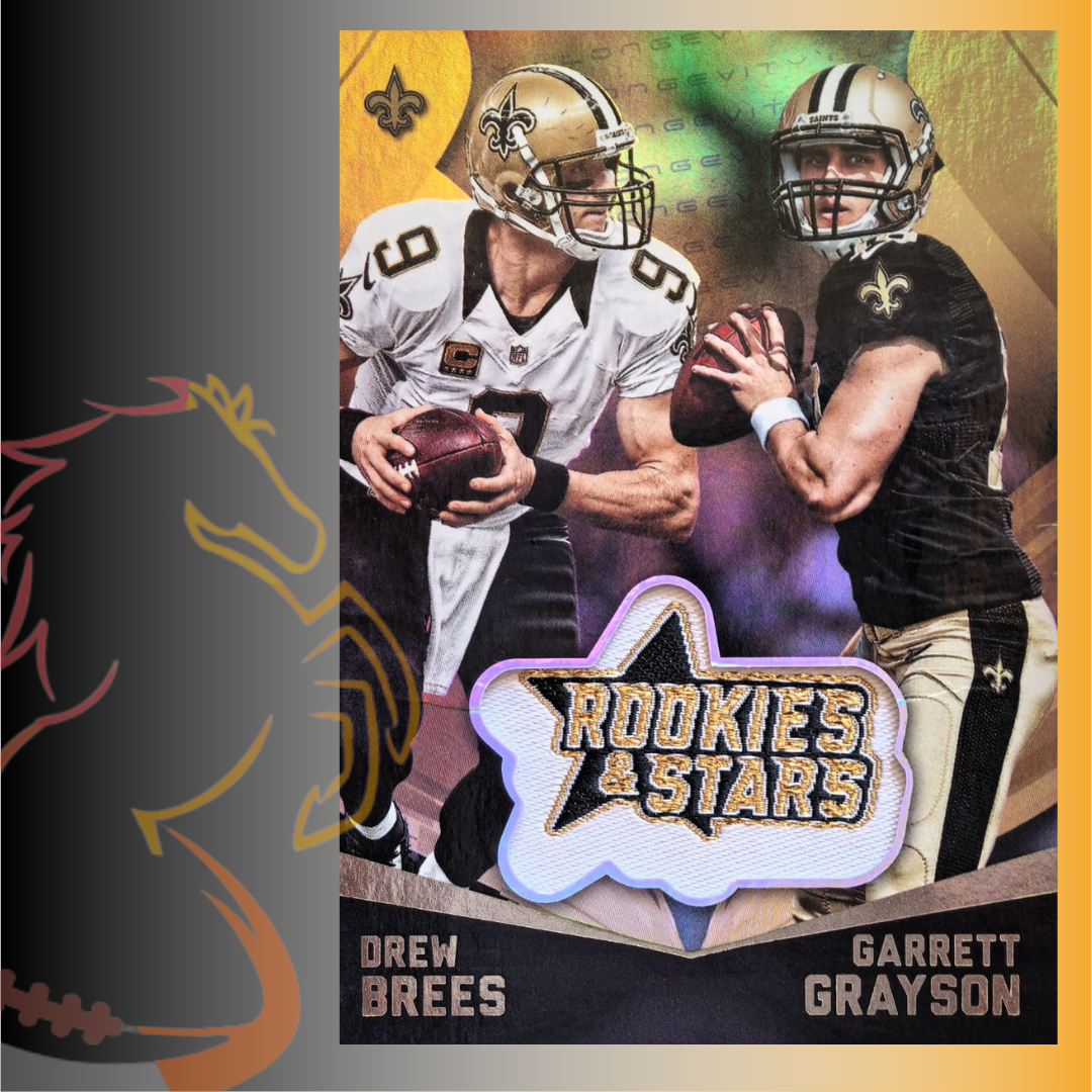 2015 Panini Rookies & Stars Drew Brees / Garrett Grayson Patch Collection