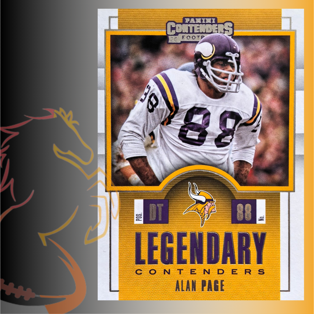 2017 Panini Contenders Alan Page Legendary Contenders