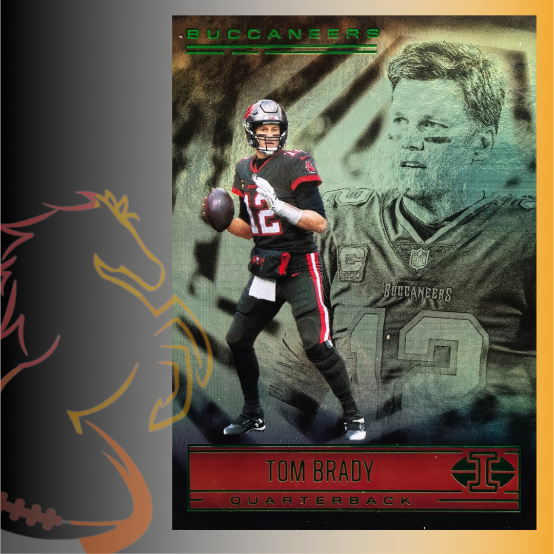 2021 Panini Illusions Tom Brady Green Holo Parallel