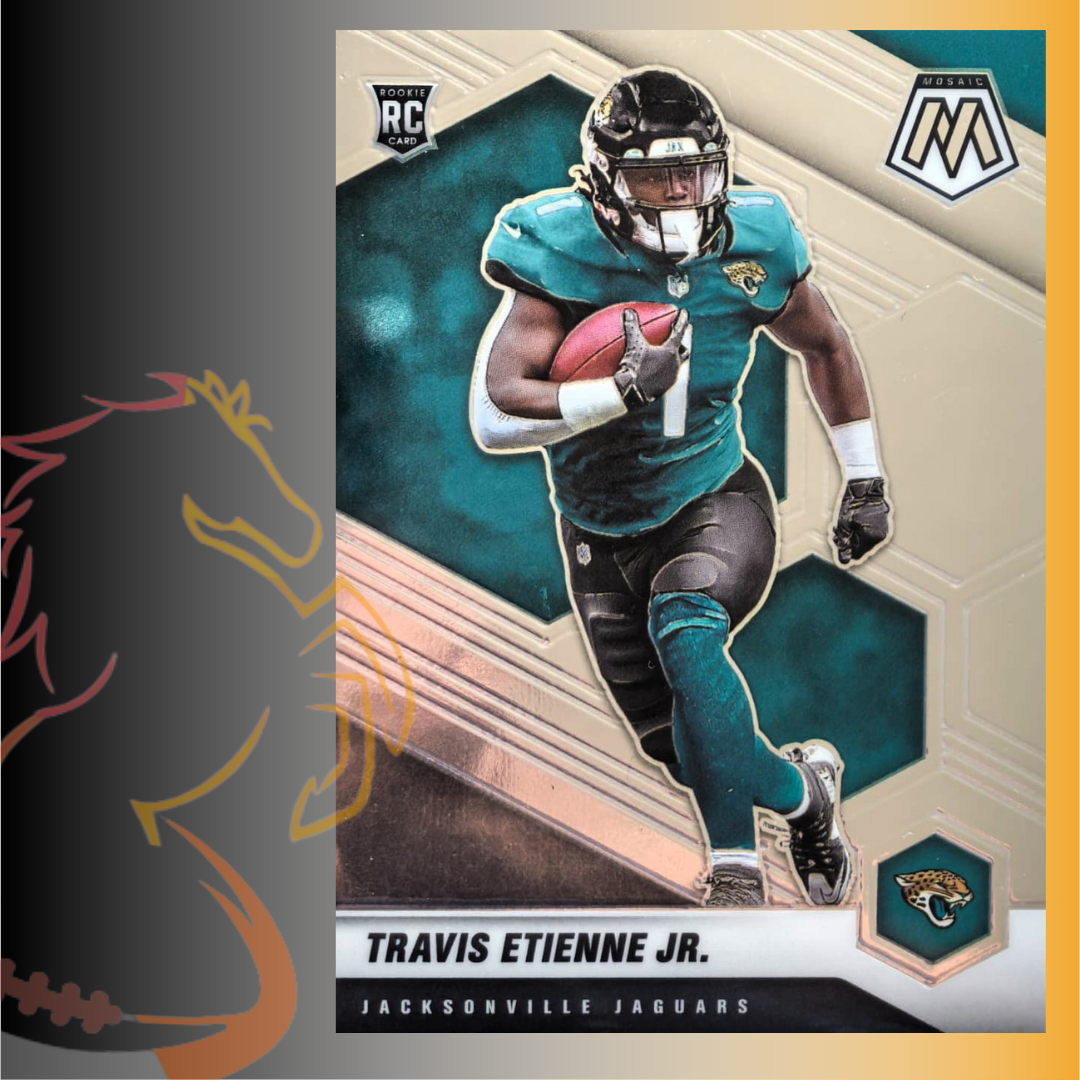 2021 Panini Mosaic Travis Etienne Jr. Rookie Card