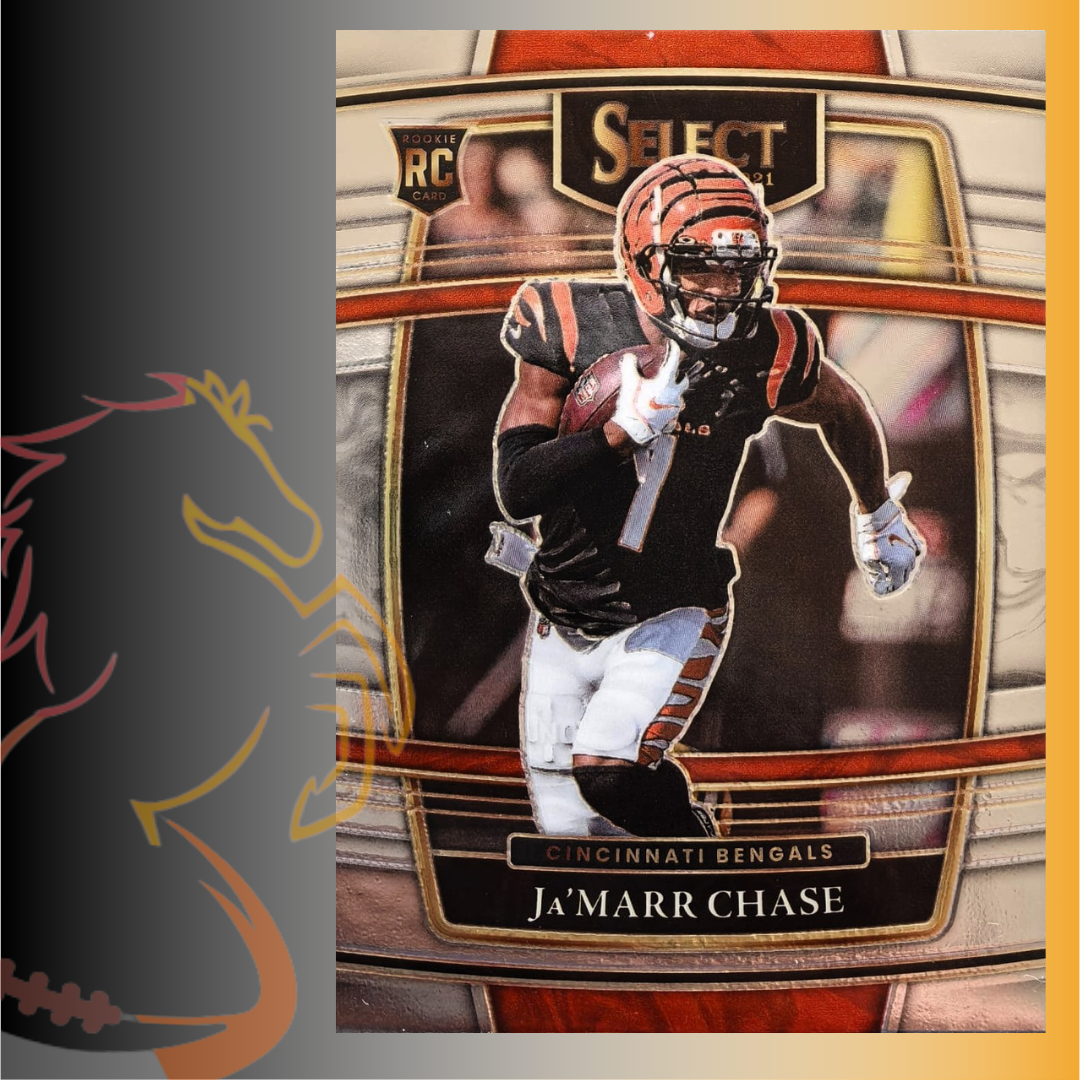 2021 Panini Select Ja’Marr Chase Concourse Rookie Card
