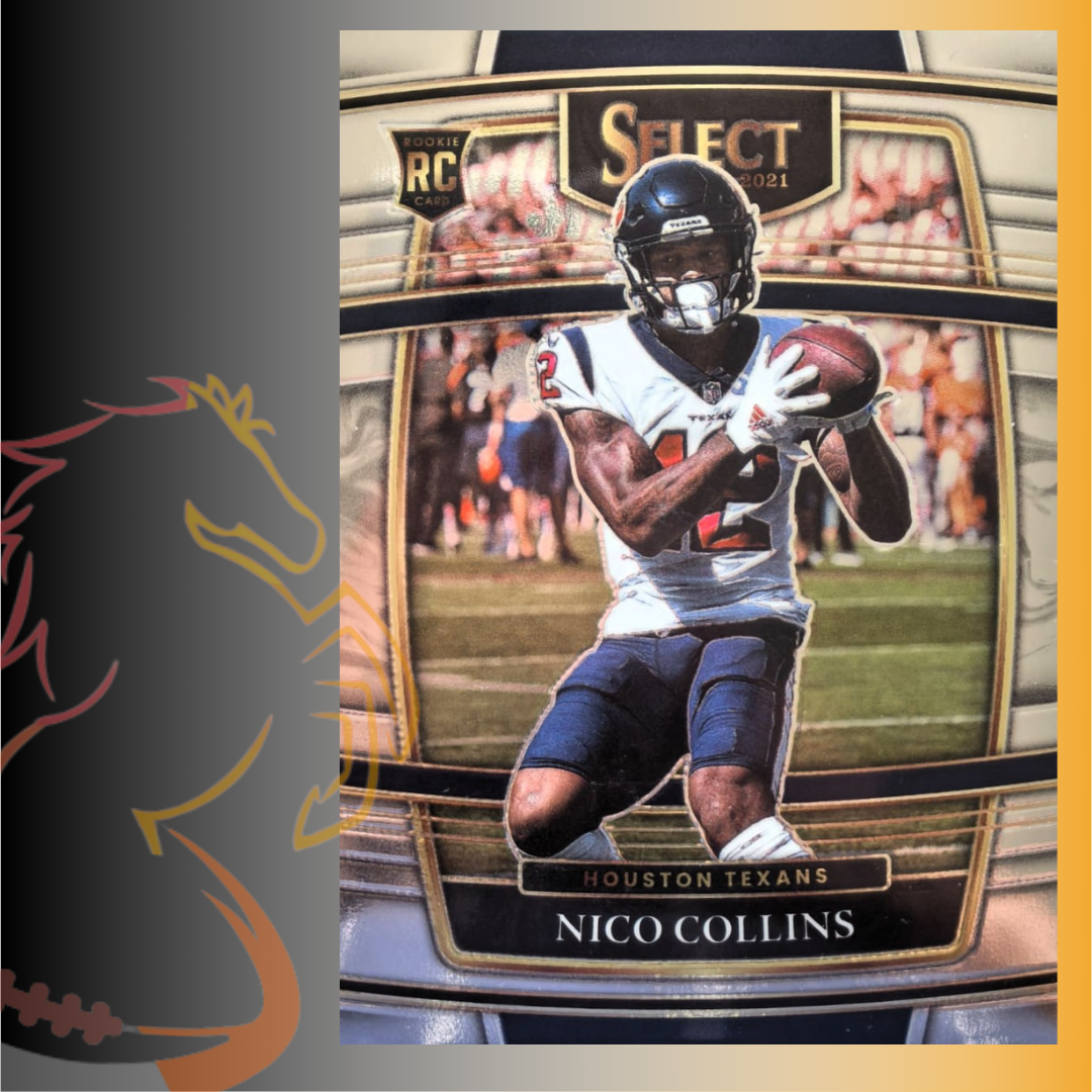 2021 Panini Select Nico Collins Concourse Rookie Card