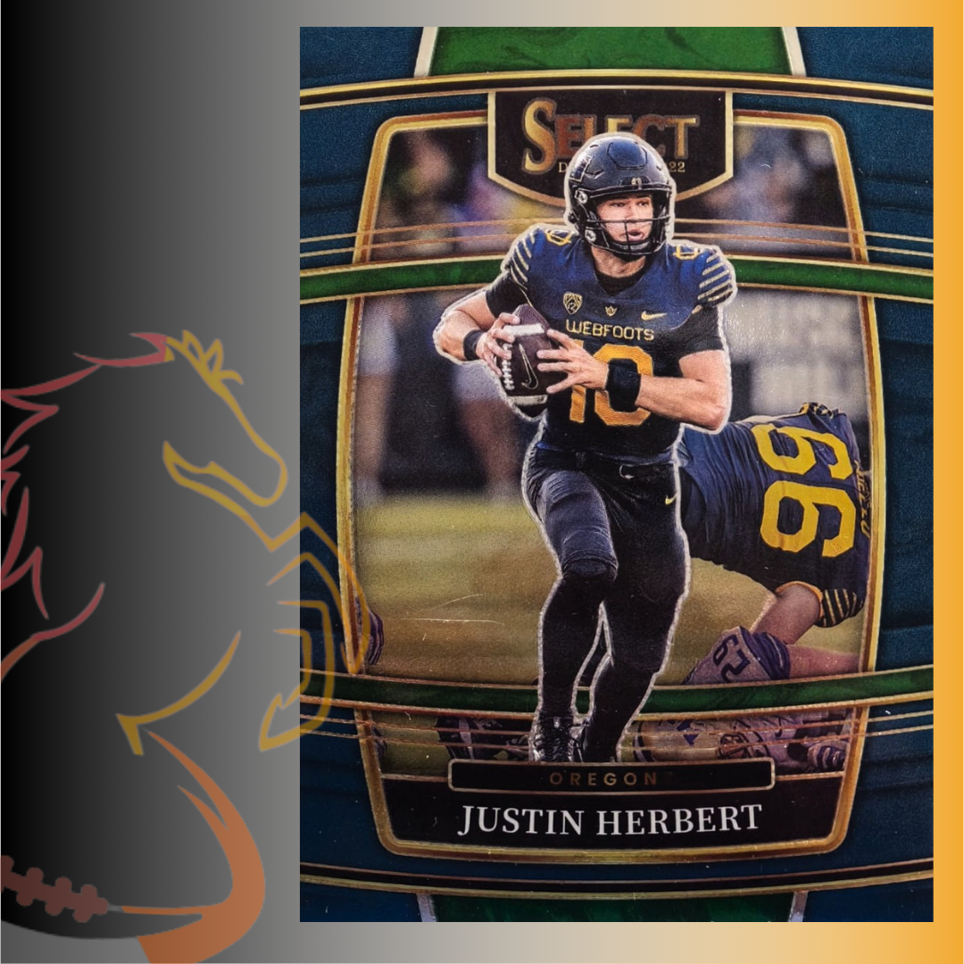 2022 Panini Select Draft Picks Justin Herbert Concourse