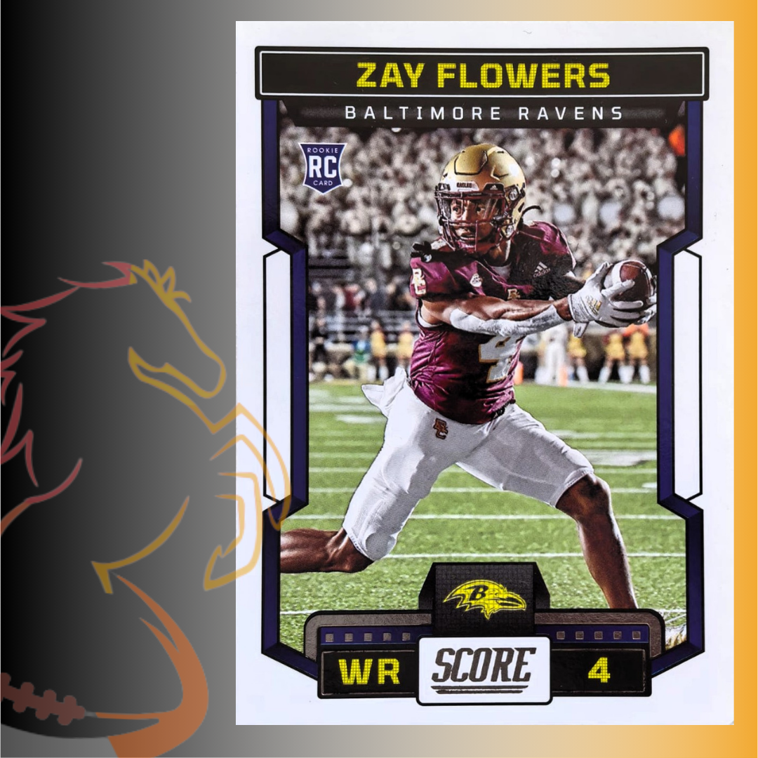 2023 Panini Score Zay Flowers Rookie Card