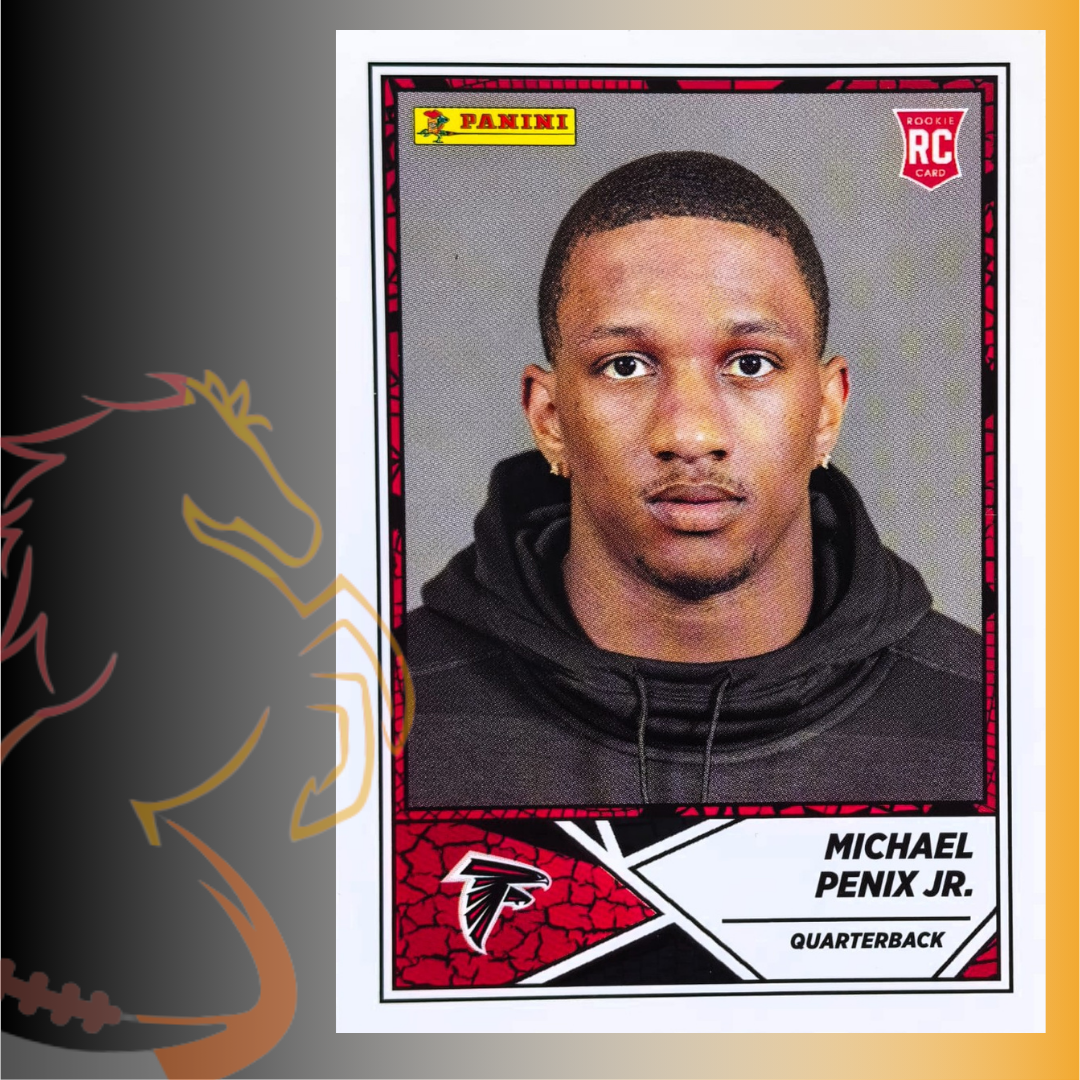 2024 Panini NFL Sticker Collection Michael Penix Jr. Rookie Card