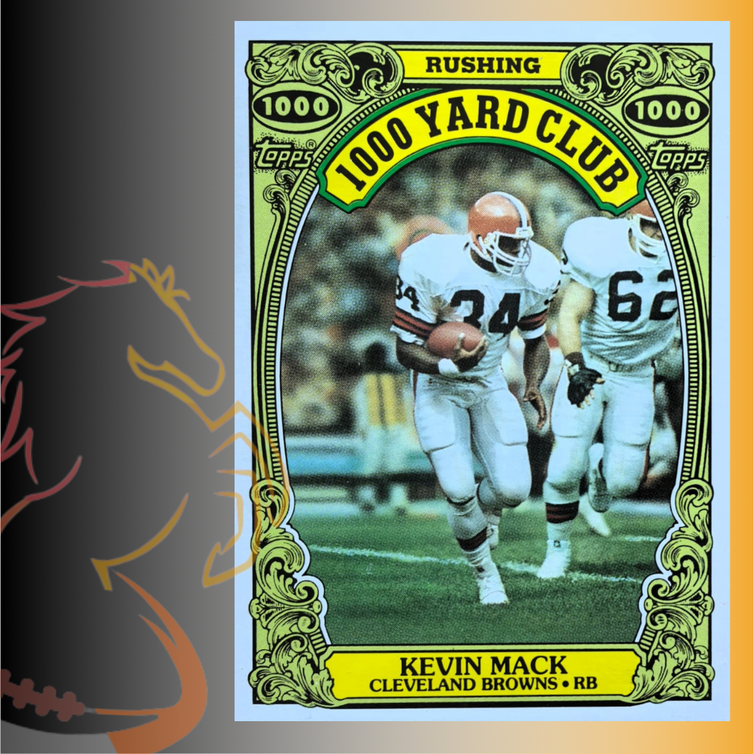 1986 Topps Kevin Mack 1000 Yard Club
