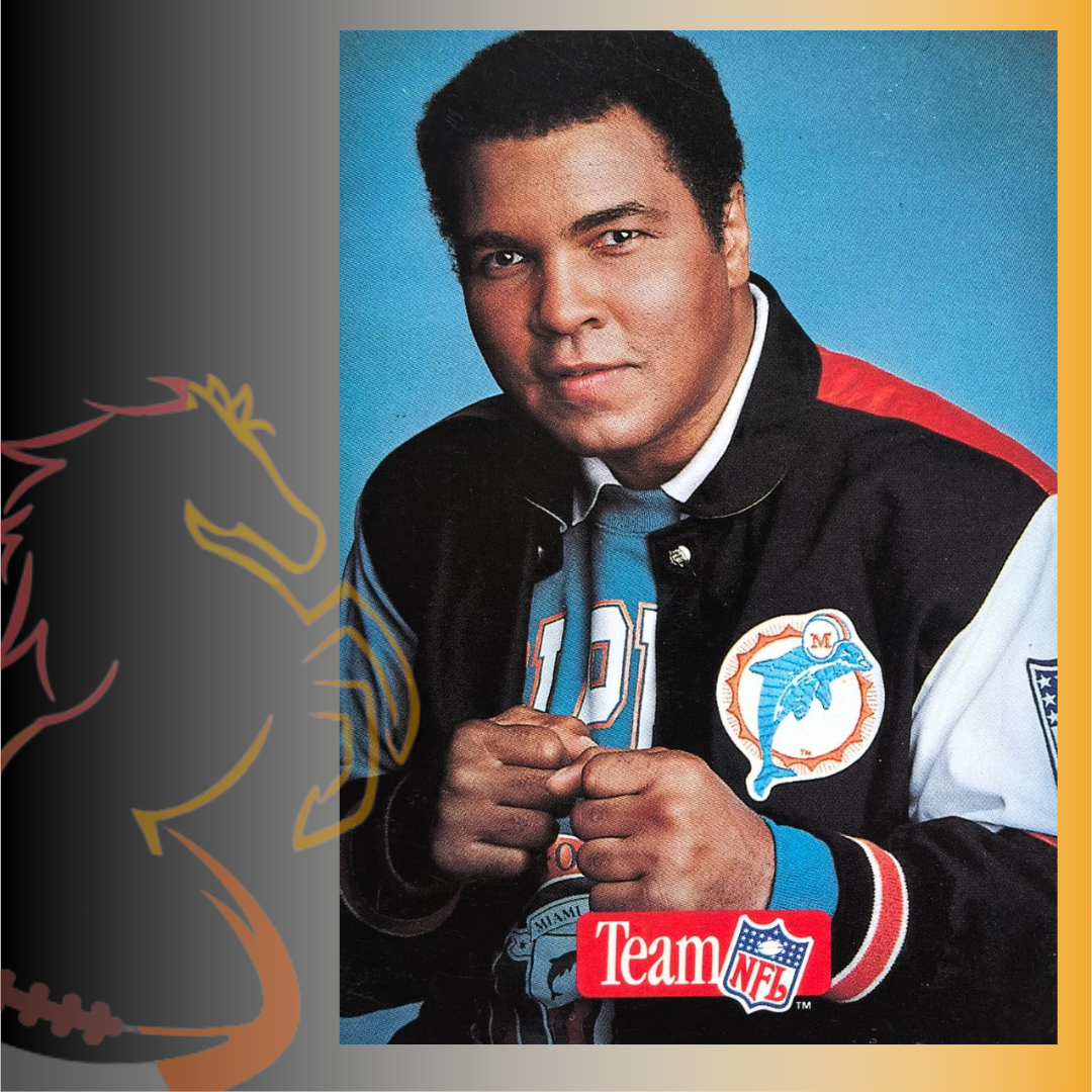 1992 Pro Line Portraits Mohammed Ali Team NFL