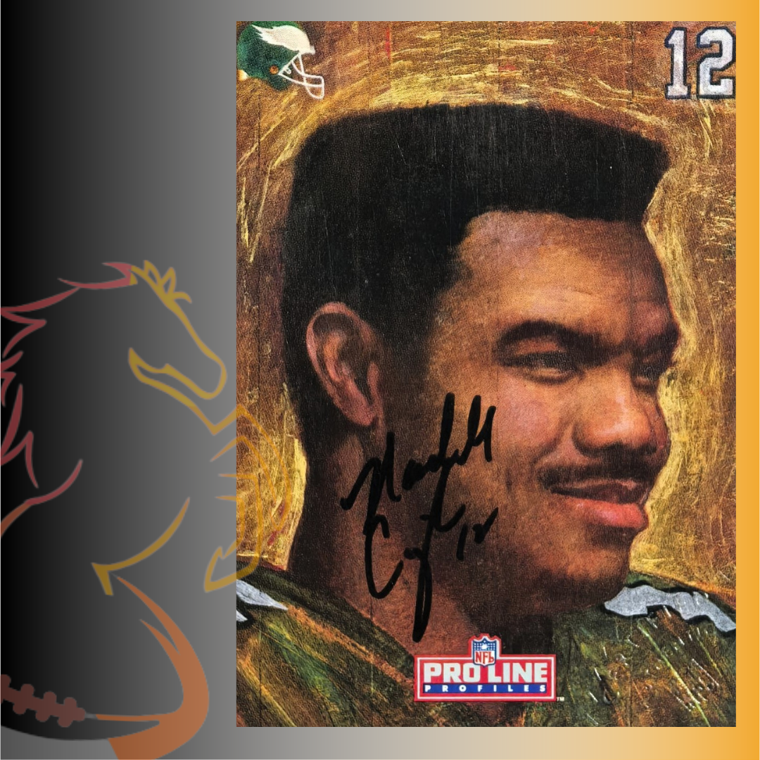 1992 Pro Line Profiles Randall Cunningham Autograph