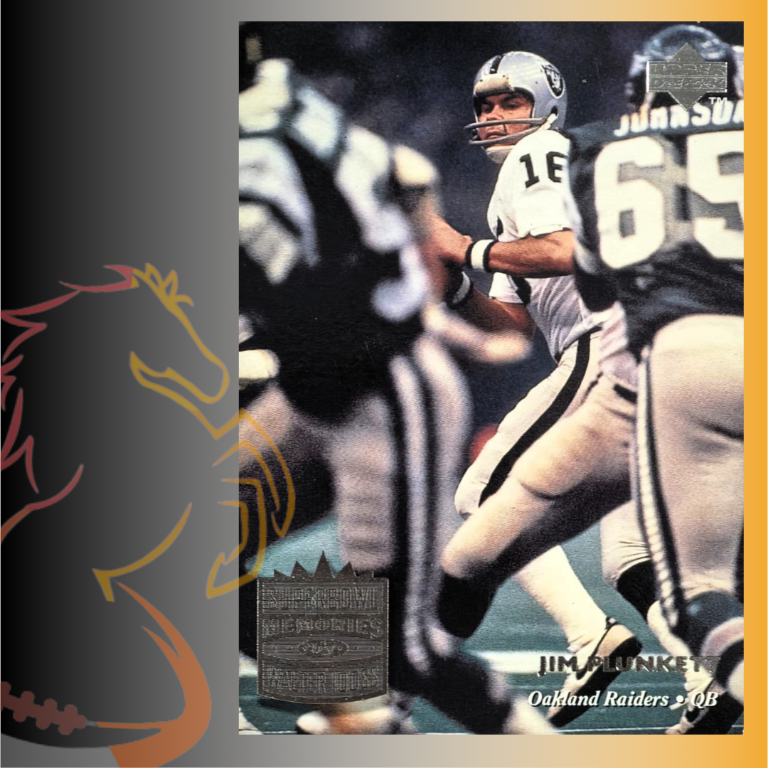 1997 Upper Deck Jim Plunkett Superbowl Memories Walter Iooss