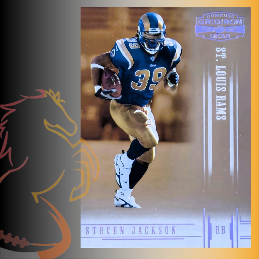 2005 Donruss Playoff Gridiron Gear Steven Jackson / 250